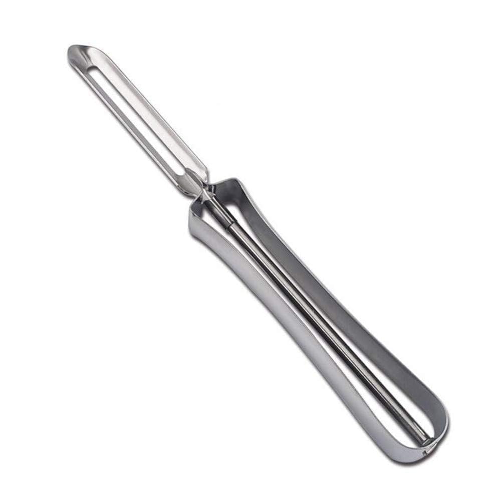 Aniso Kitchen vegetable peeler Stainless steel rotary peeler for vegetable and carrot fruit，with ergonomic safety and control handle-Dishwasher Safety