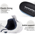 BAASPLOA Women's Casual Fashion Sneakers Lightweight Walking Shoes for Women Workout Gym Sneakers Non Slip Breathable Mesh Tennis Shoes Chunky Retro Dad Shoes White