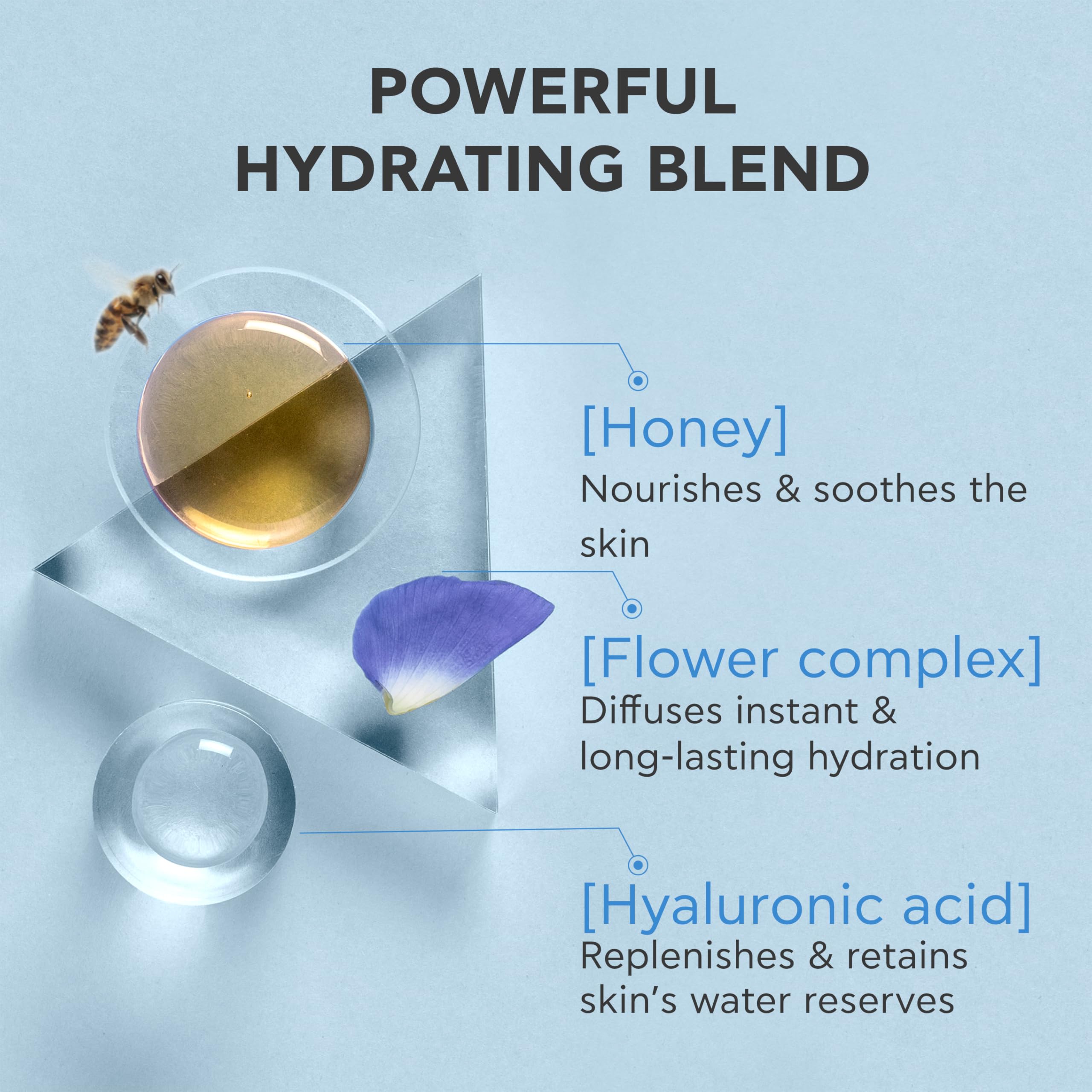 Apivita Aqua Beelicious Face Gel-Cream, Oil-Free Hydrating Gel-Cream with Honey, Hyaluronic Acid & Flowers